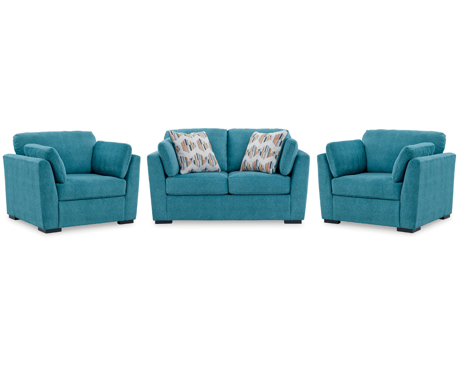 Keerwick Loveseat and 2 Oversized Chairs
