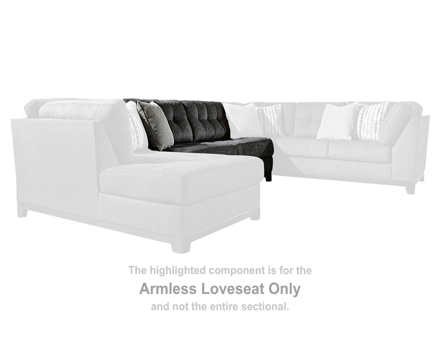Reidshire Armless Loveseat