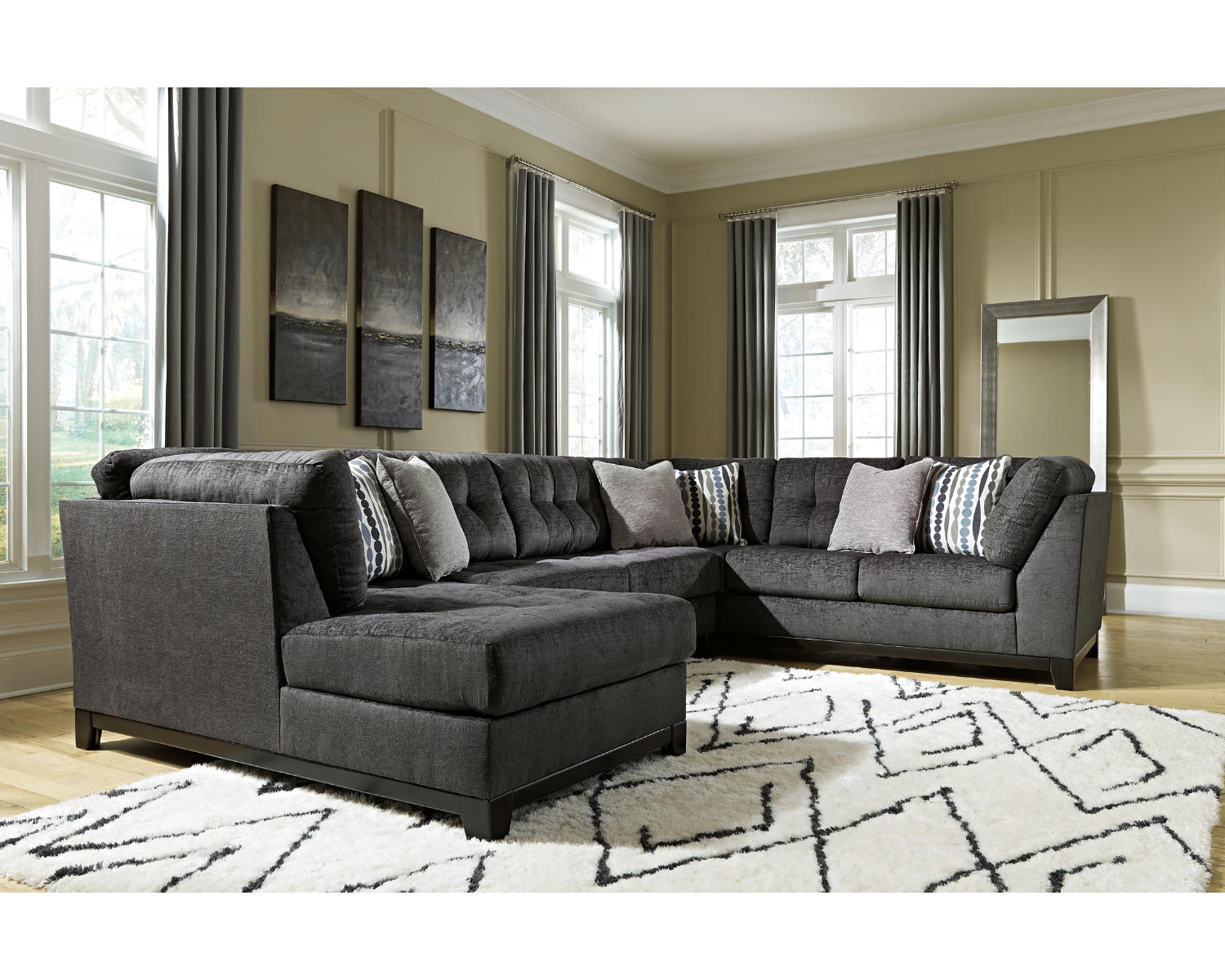 Reidshire 3-Piece Sectional with Chaise