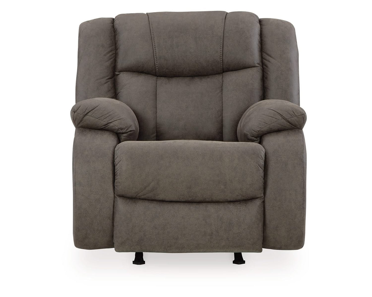 First Base Reclining Loveseat and Recliner