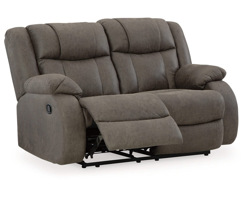 First Base Reclining Loveseat and Recliner