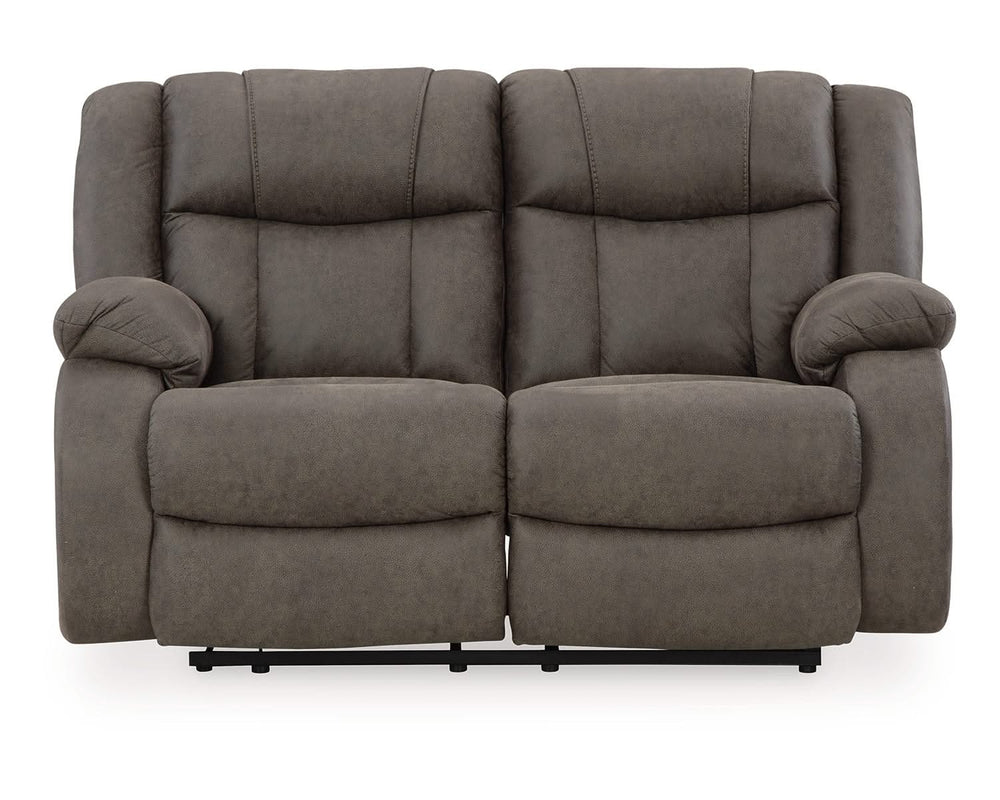 First Base Reclining Loveseat and Recliner
