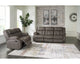 First Base Reclining Sofa and Loveseat