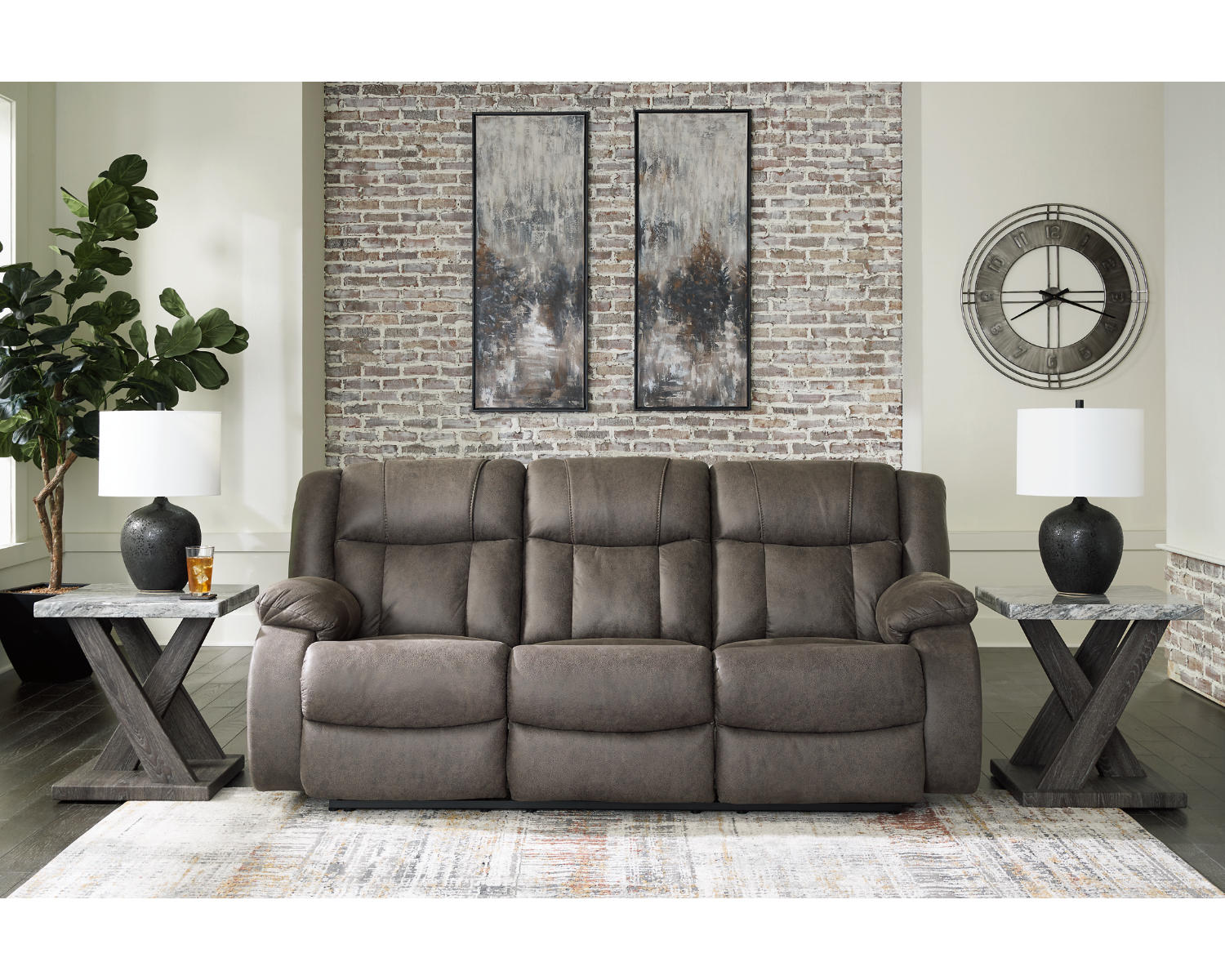 First Base Reclining Sofa