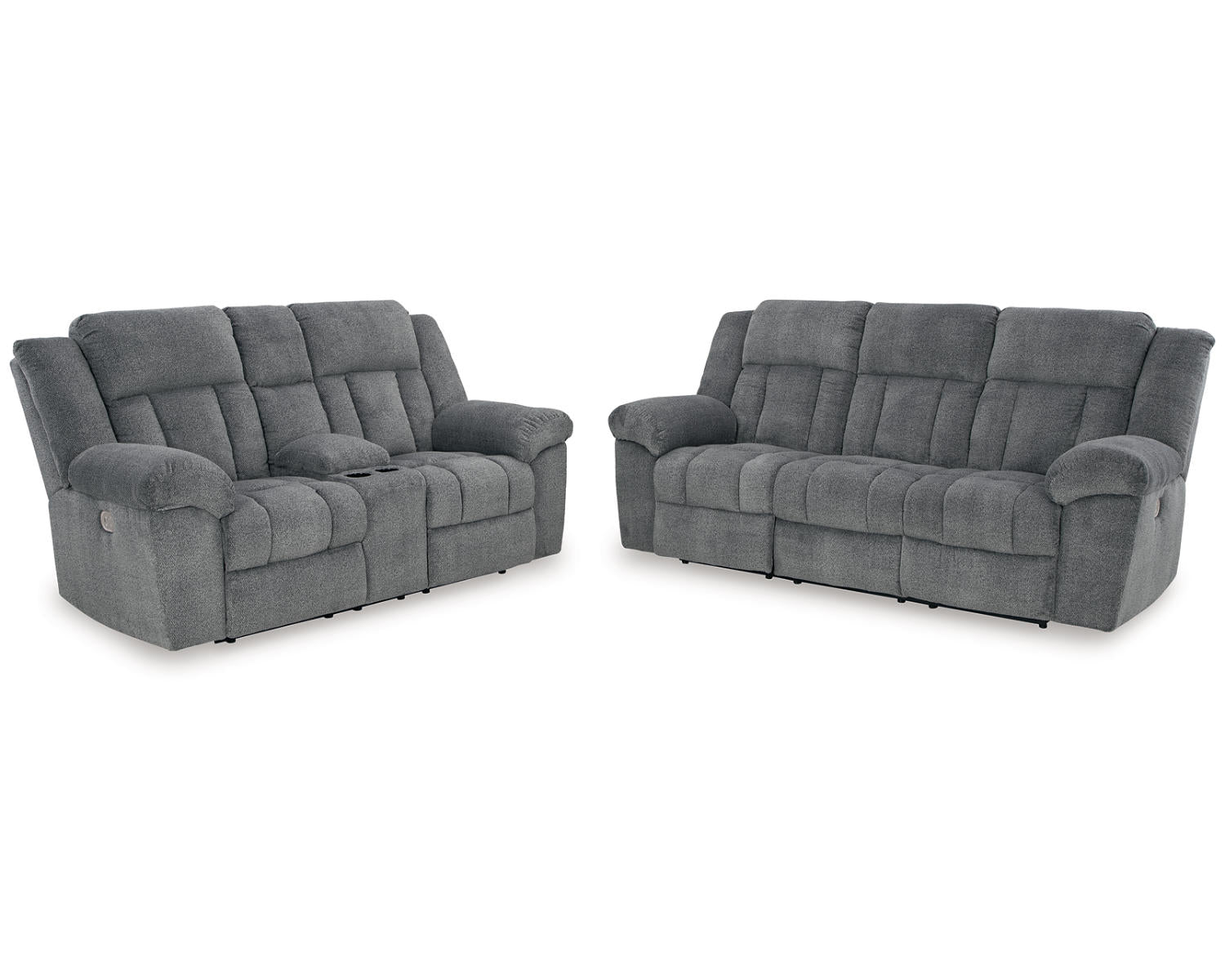 Tip-Off Power Reclining Sofa and Loveseat