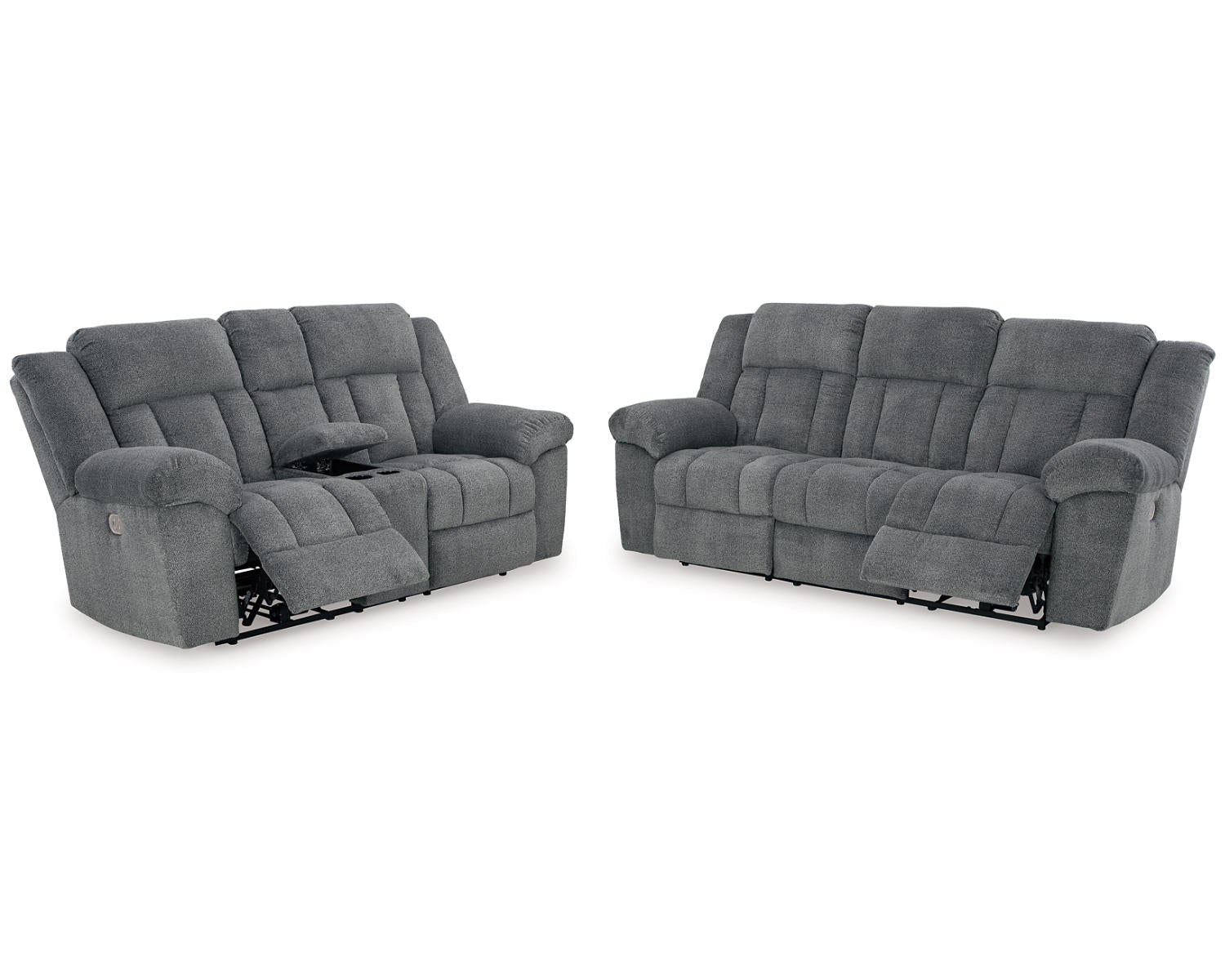 Tip-Off Power Reclining Sofa and Loveseat