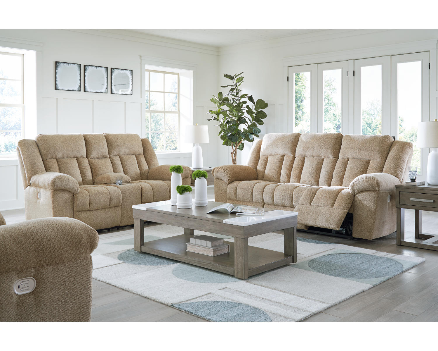 Tip-Off Power Reclining Sofa, Loveseat and Recliner