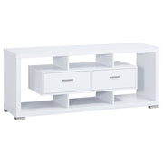 Darien 2-drawer Engineered Wood 59-inch TV Stand White