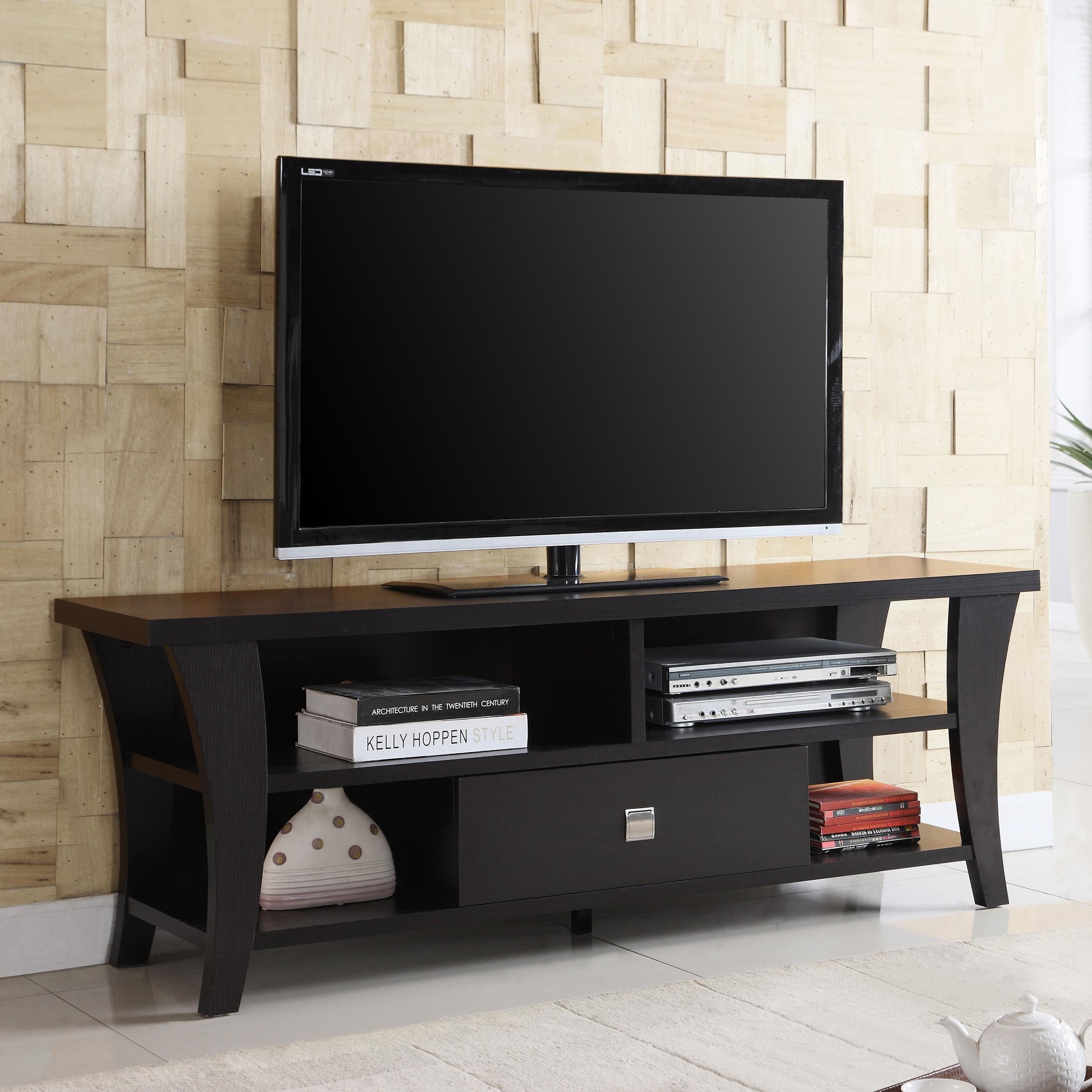 Anita 1-drawer Engineered Wood 60-inch TV Stand Cappuccino