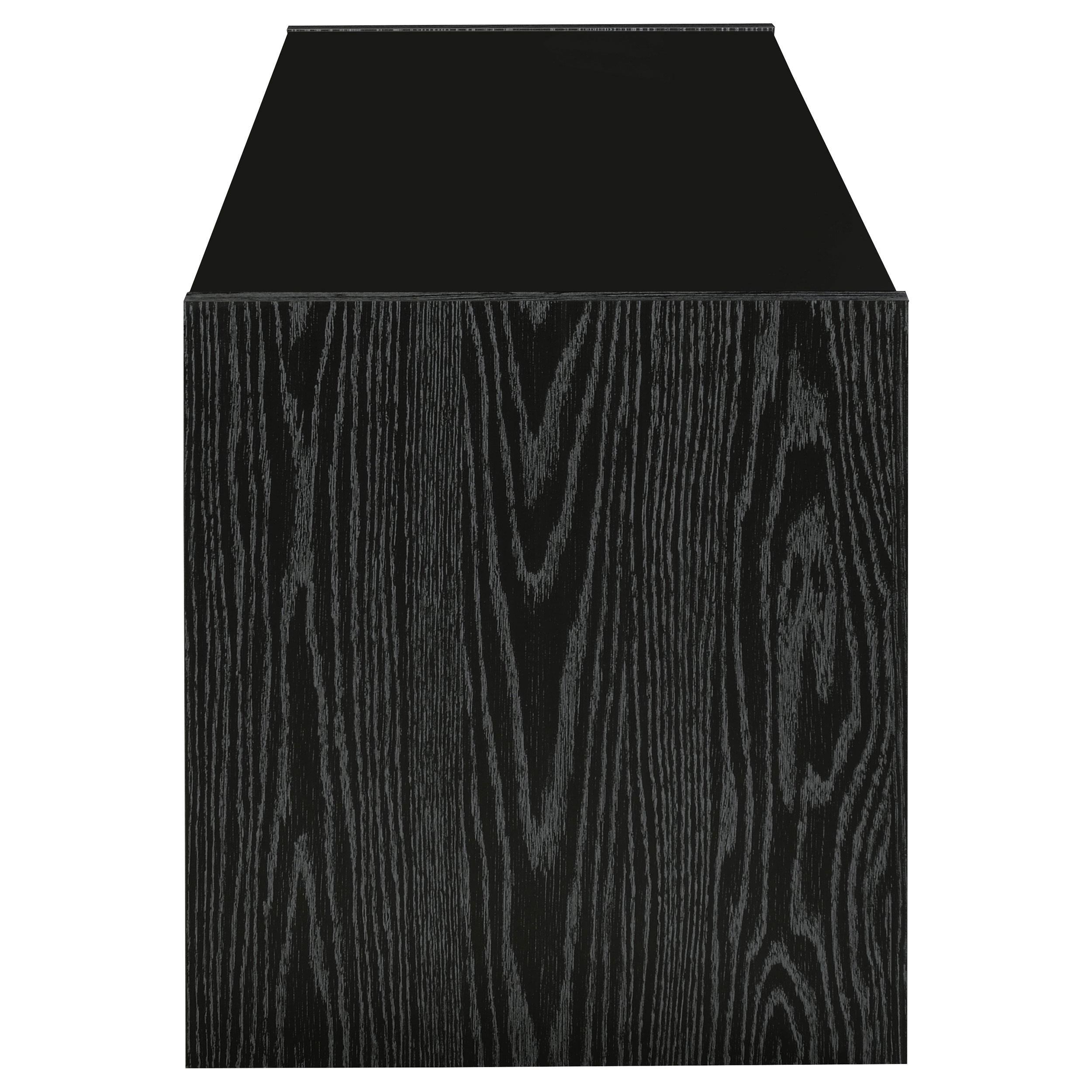 Alton 3-drawer Engineered Wood 62-inch TV Stand Black Oak