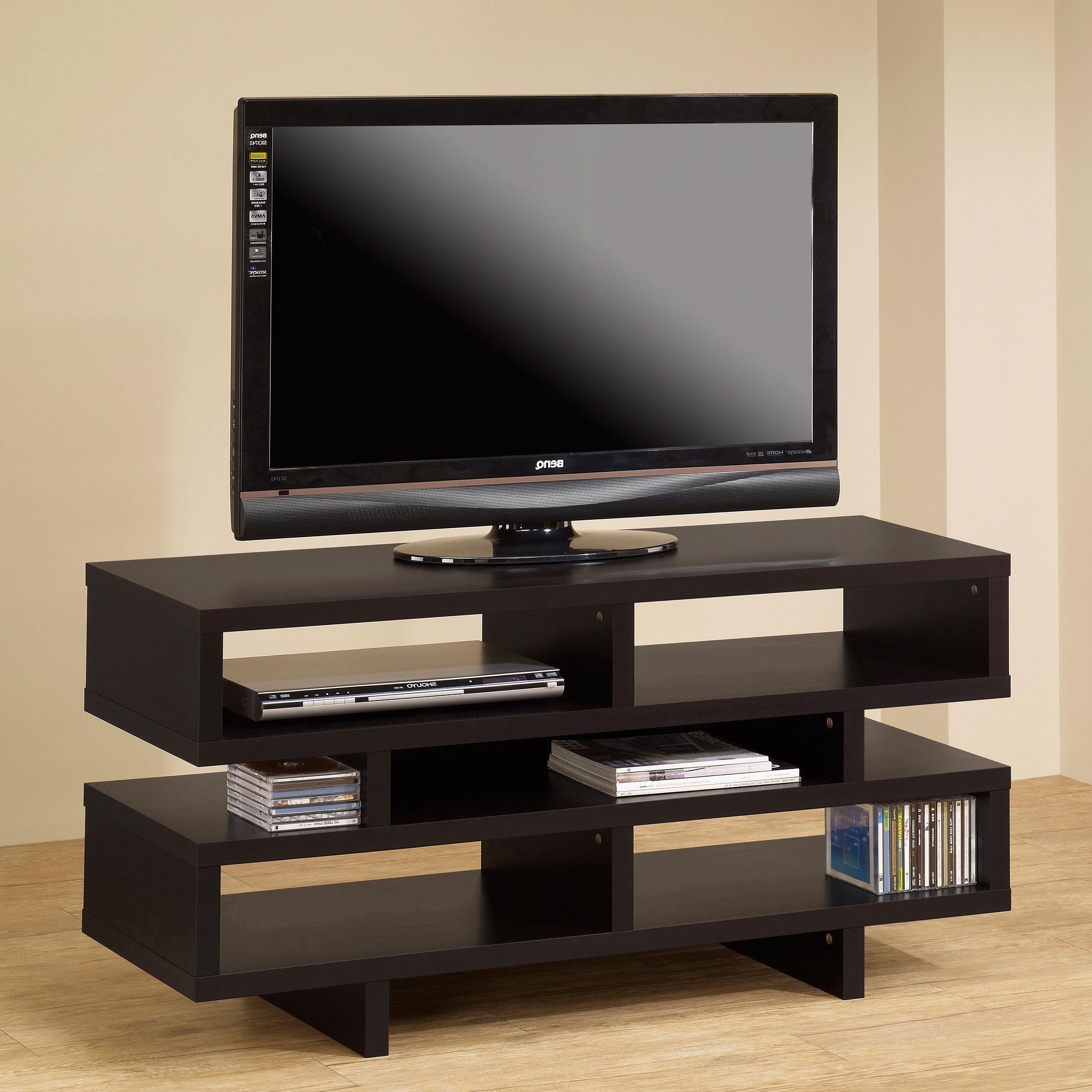 Parker 2-tier Engineered Wood 48" TV Stand Cappuccino