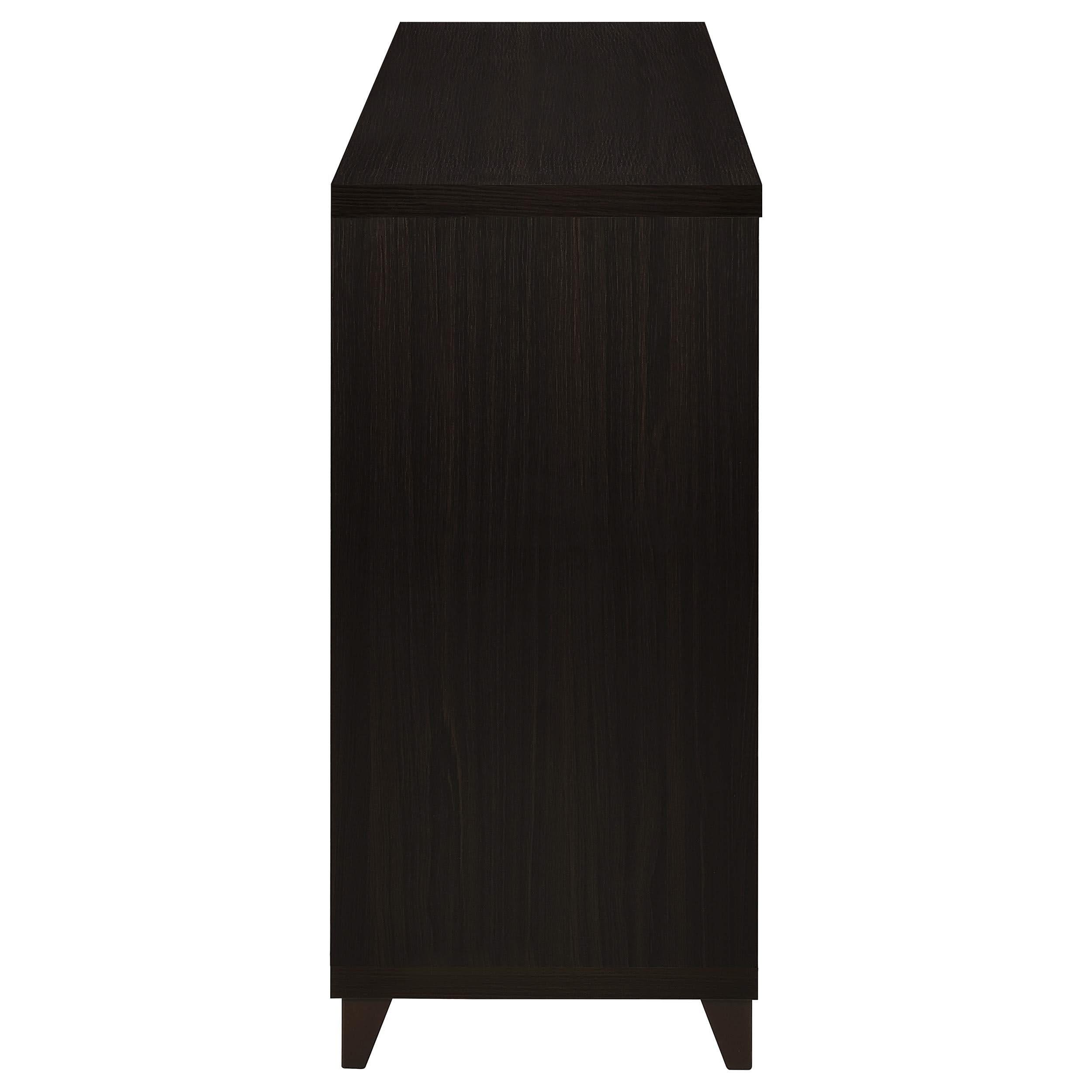 Lewes 2-door Engineered Wood 60-inch TV Stand Cappuccino