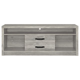 Centro de entretenimiento para TV Burke de 3 piezas de 59 pulgadas en gris Driftwood