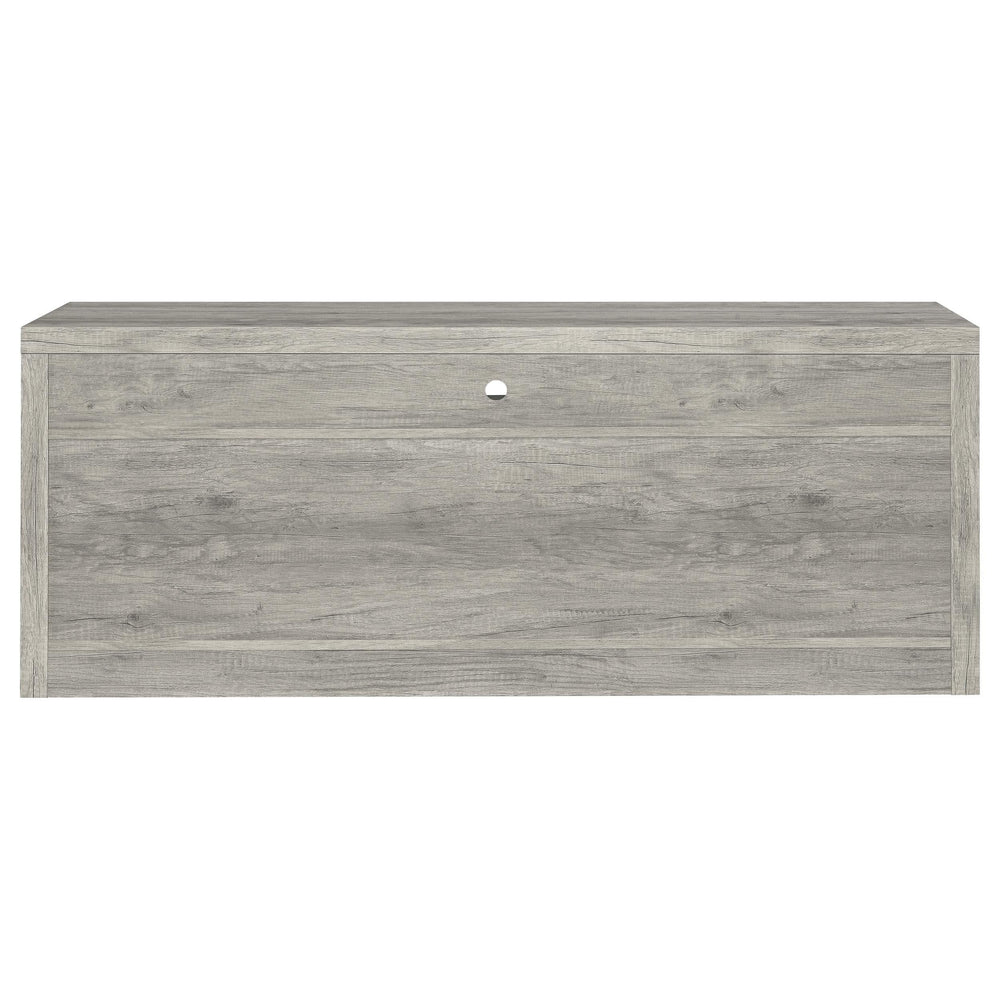 Centro de entretenimiento para TV Burke de 3 piezas de 59 pulgadas en gris Driftwood