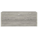 Centro de entretenimiento para TV Burke de 3 piezas de 59 pulgadas en gris Driftwood