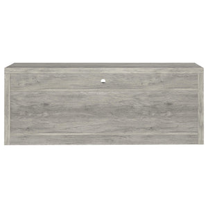 Centro de entretenimiento para TV Burke de 3 piezas de 59 pulgadas en gris Driftwood