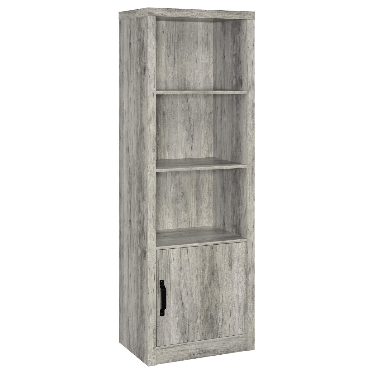 Centro de entretenimiento para TV Burke de 3 piezas de 59 pulgadas en gris Driftwood