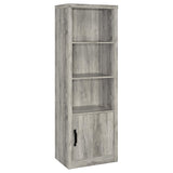 Centro de entretenimiento para TV Burke de 3 piezas de 59 pulgadas en gris Driftwood