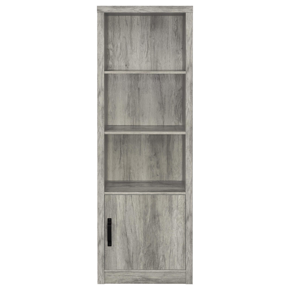 Centro de entretenimiento para TV Burke de 3 piezas de 59 pulgadas en gris Driftwood
