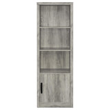 Centro de entretenimiento para TV Burke de 3 piezas de 59 pulgadas en gris Driftwood