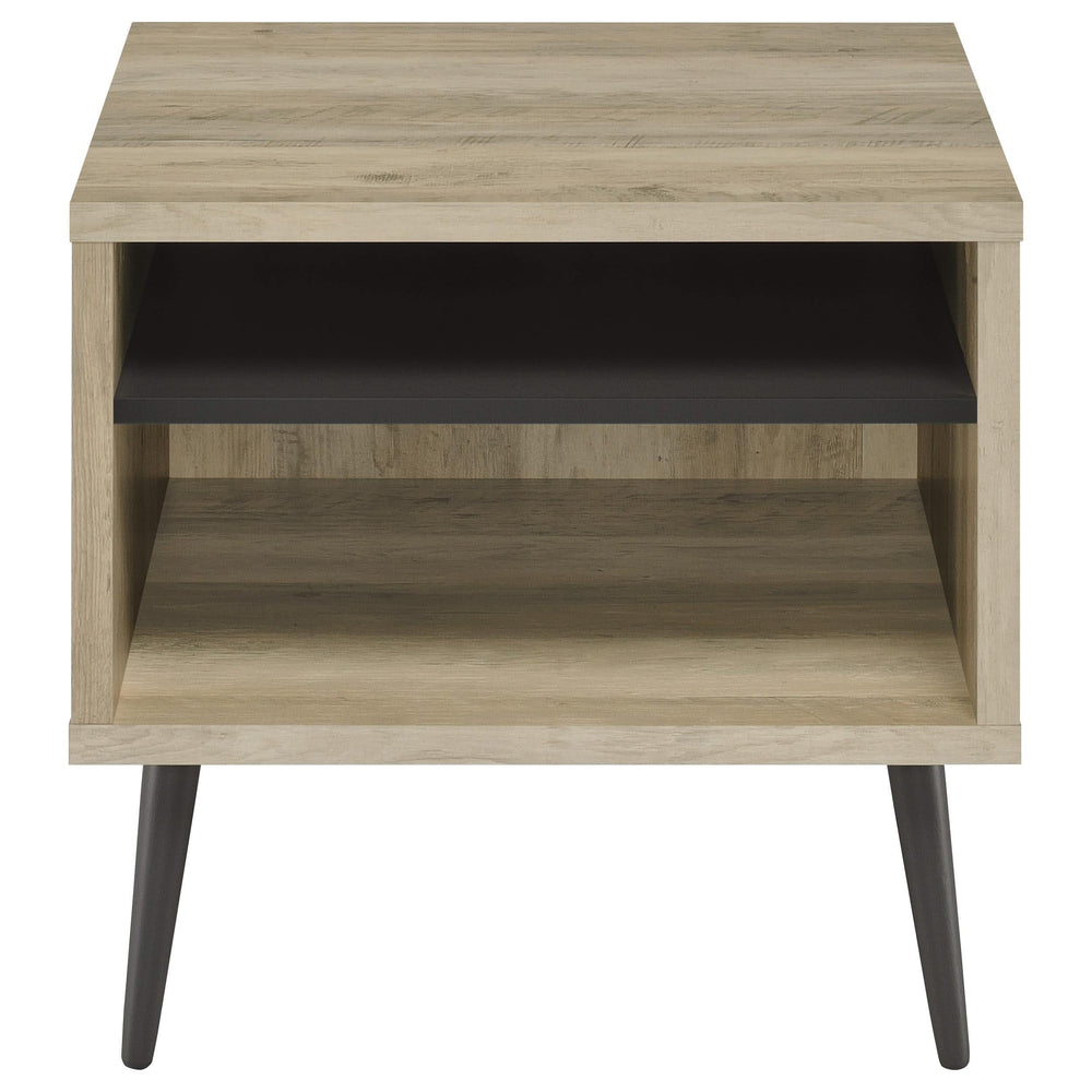 Welsh 2-piece Coffee and End Table Set Distressed Pine