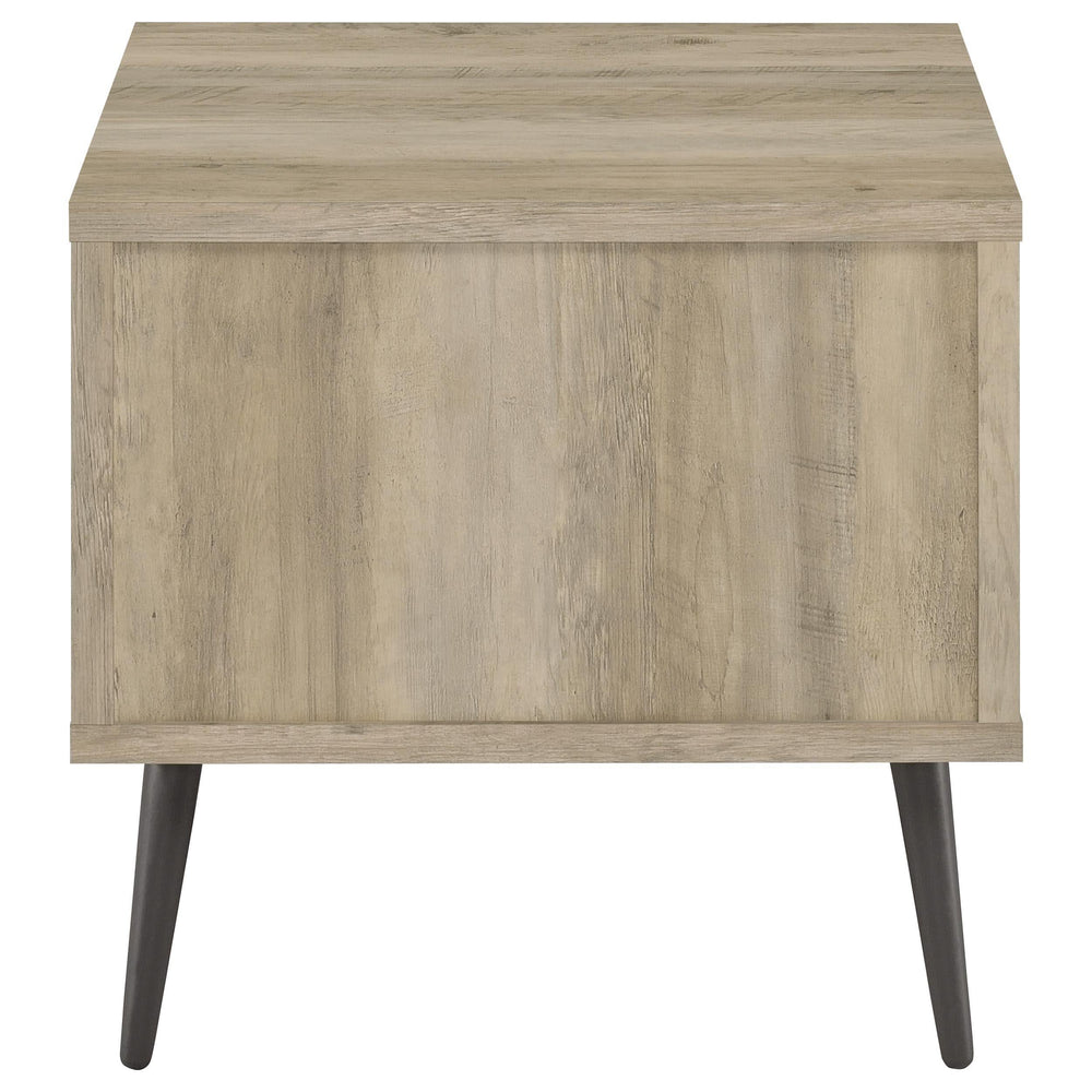 Welsh 2-piece Coffee and End Table Set Distressed Pine