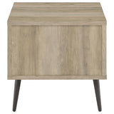 Welsh 2-piece Coffee and End Table Set Distressed Pine