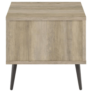 Welsh 2-piece Coffee and End Table Set Distressed Pine