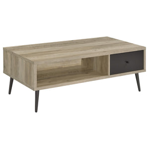 Welsh 2-piece Coffee and End Table Set Distressed Pine