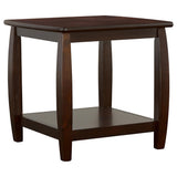 Juego de mesa de centro rectangular de madera Dixon de 3 piezas, color espresso