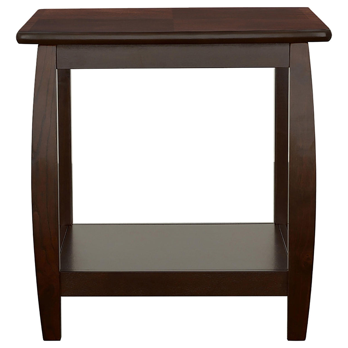 Juego de mesa de centro rectangular de madera Dixon de 3 piezas, color espresso