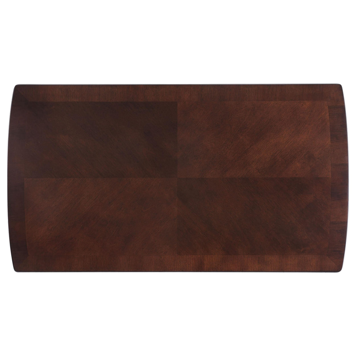 Mesa de centro rectangular de madera Dixon de 1 estante color espresso