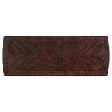 Consola de entrada Dixon Wood con estante en color capuchino