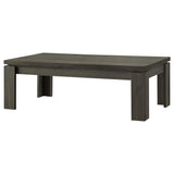 Juego de mesa de centro rectangular Cain de 3 piezas, gris desgastado 