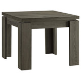 Juego de mesa de centro rectangular Cain de 3 piezas, gris desgastado 