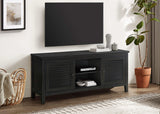 Consola para TV Concord de 2 puertas y 60 pulgadas en color Java envejecido