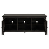Consola para TV Concord de 2 puertas y 60 pulgadas en color Java envejecido