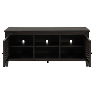 Consola para TV Concord de 2 puertas y 60 pulgadas en color Java envejecido