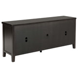 Consola para TV Concord de 2 puertas y 60 pulgadas en color Java envejecido
