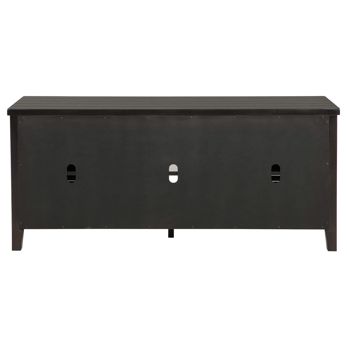 Consola para TV Concord de 2 puertas y 60 pulgadas en color Java envejecido