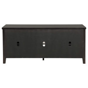 Consola para TV Concord de 2 puertas y 60 pulgadas en color Java envejecido