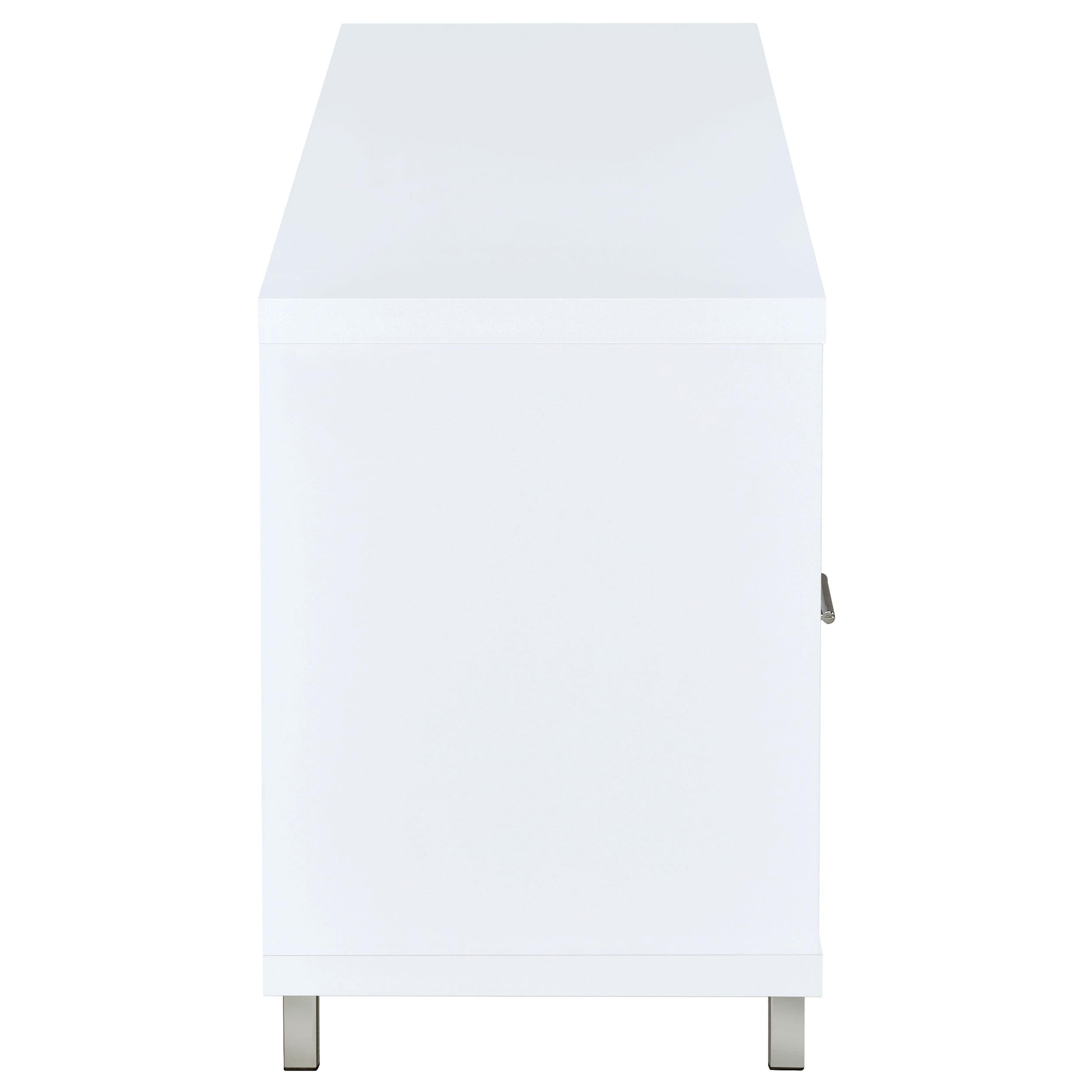 Casey 2-drawer Engineered Wood 60-inch TV Stand White