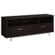 Mueble para TV Casey de 60 pulgadas, madera de ingeniería, con dos cajones, color capuchino