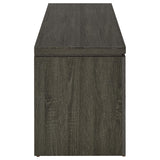 Mueble para TV Elkton de 59 pulgadas, madera de ingeniería, con dos cajones, color gris desgastado