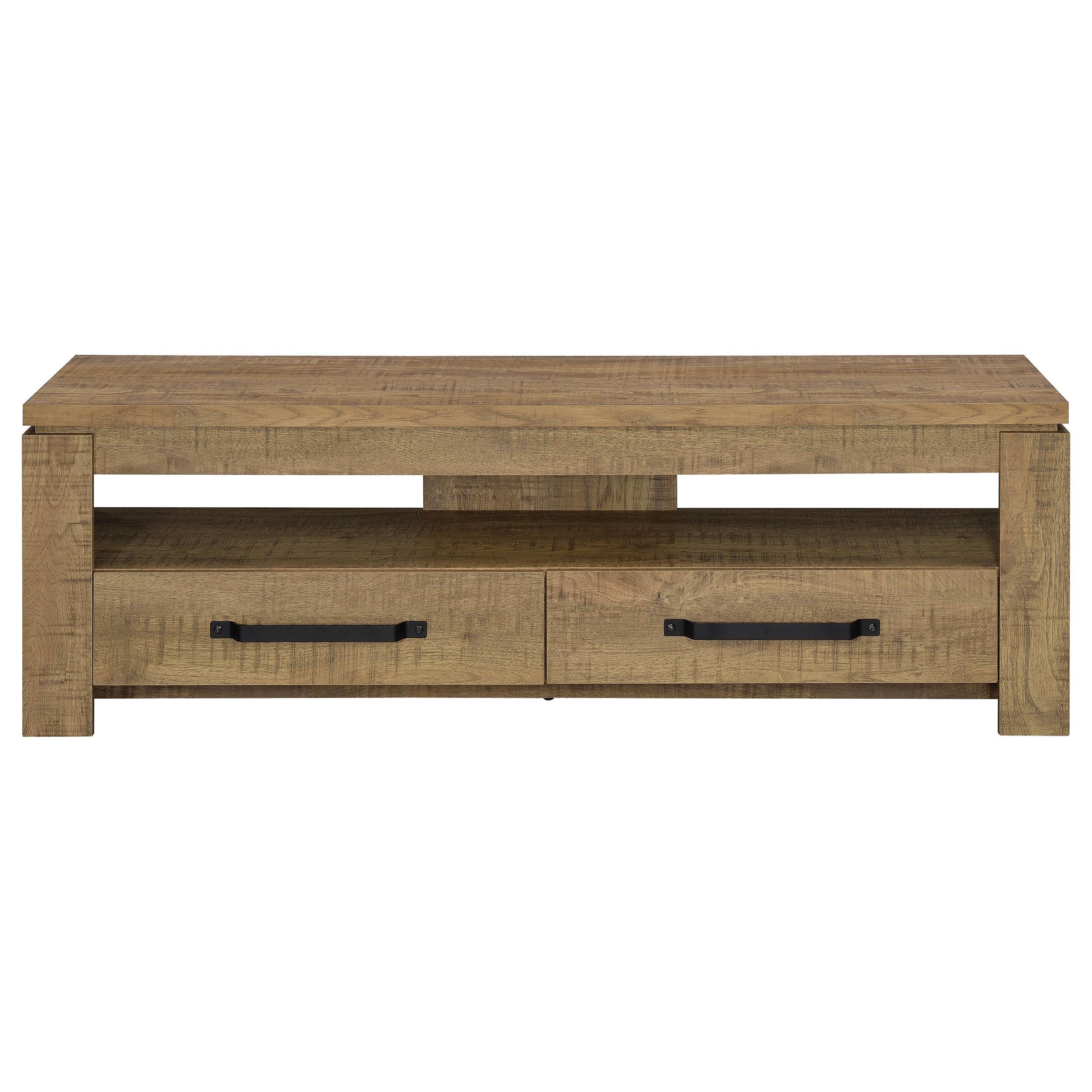 Elkton 2-drawer Engineered Wood 59-inch TV Stand Mango