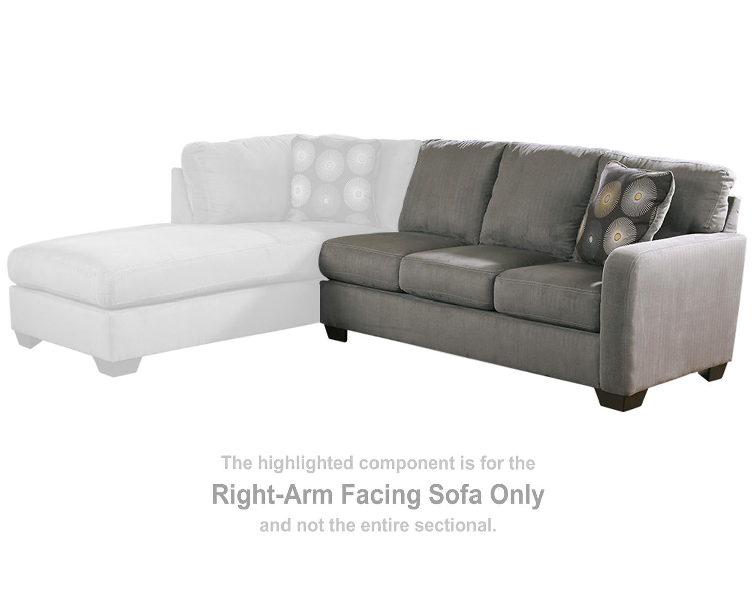Zella Right-Arm Facing Sofa