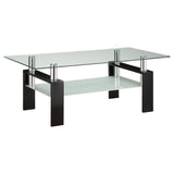Dyer 2-piece Rectangular Coffee and End Table Set Black
