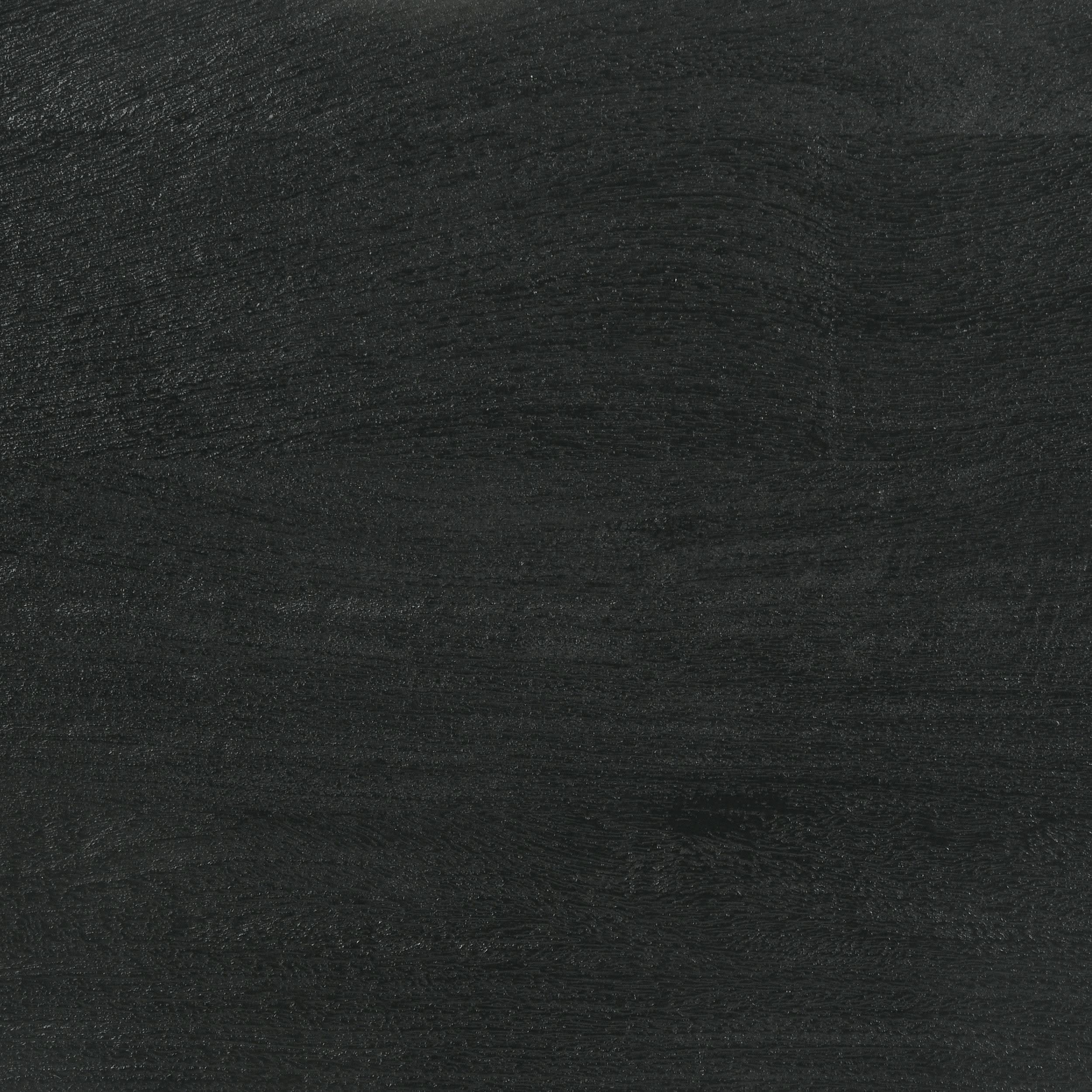 Mueble para TV Marsden de 70 pulgadas, madera de mango, dos puertas, color negro carbón