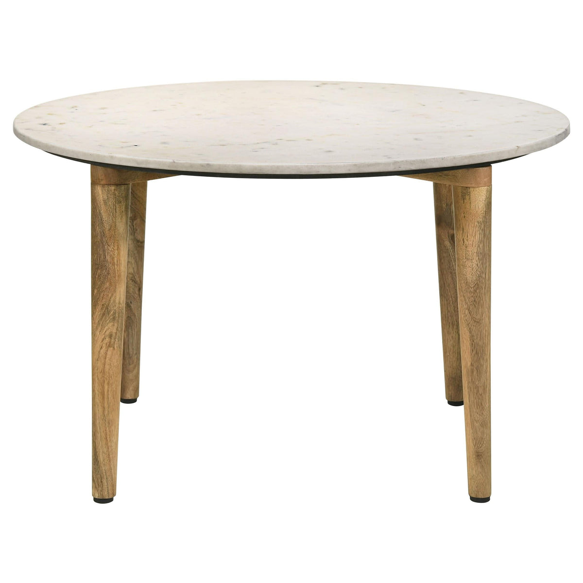 Juego de mesa de centro y auxiliar de 3 piezas Aldis en blanco
