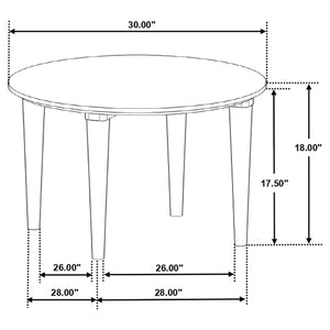 Juego de mesa de centro y auxiliar de 3 piezas Aldis en blanco